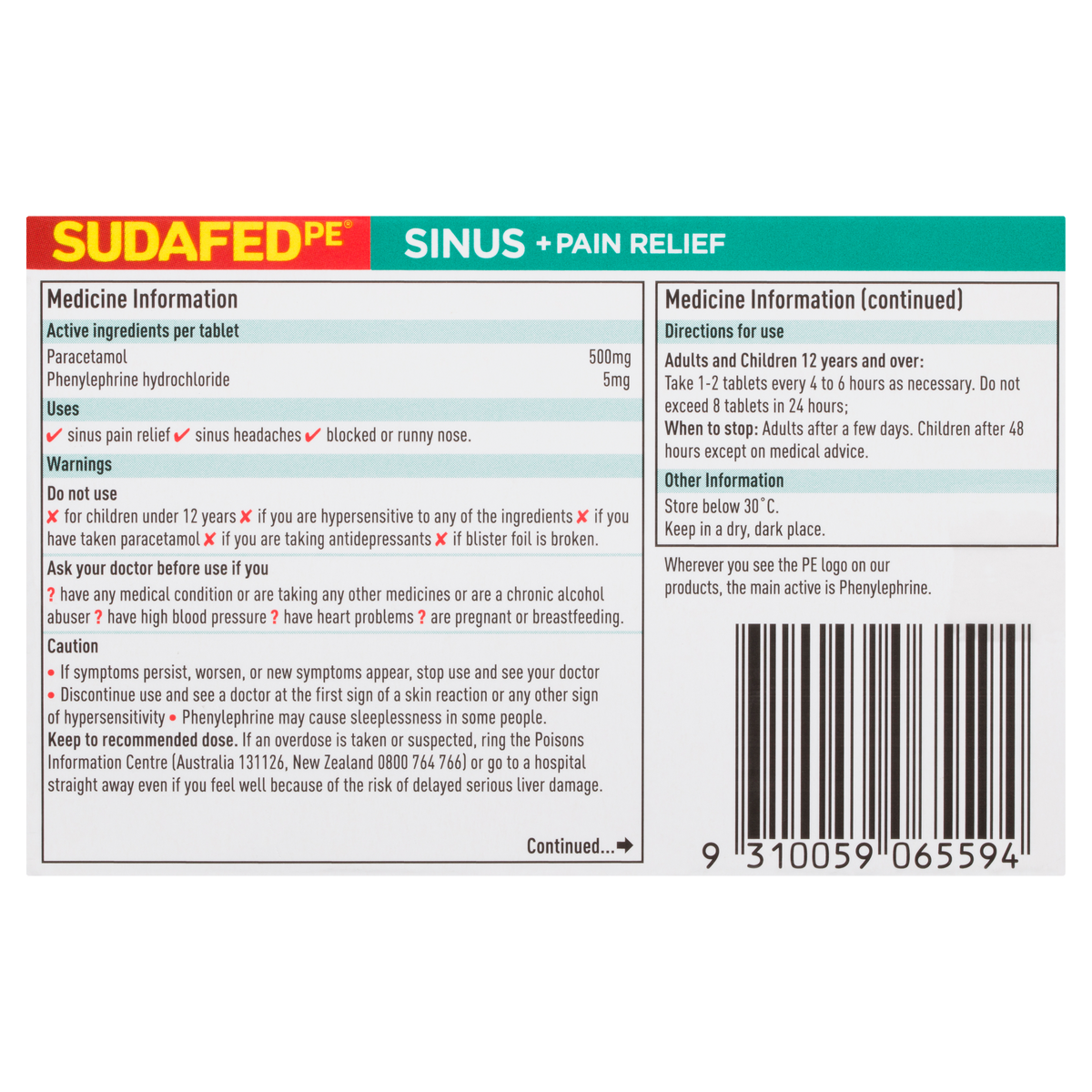 equate-suphedrine-pe-maximum-strength-sinus-and-allergy-compare-to