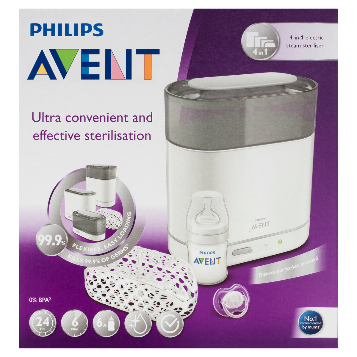 Avent 4 in 1 electric steriliser chemist hot sale warehouse