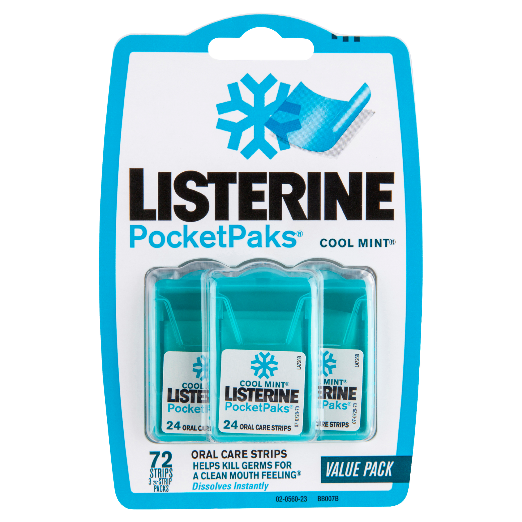 Listerine Pocketpaks Cool Mint 72 Pack – Alive Pharmacy Warehouse