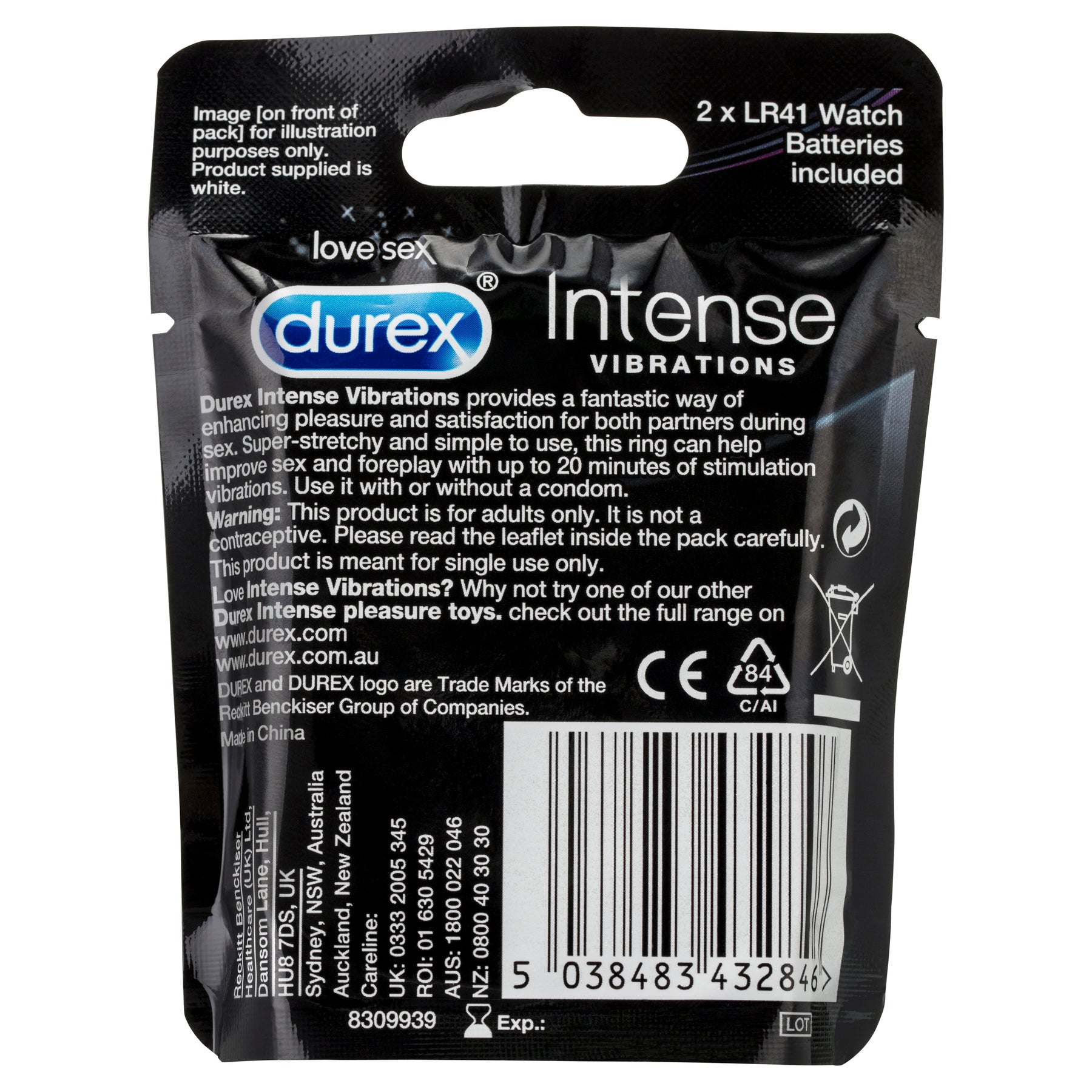 Durex Intense Vibrating Ring Sex Toy : Amazon.co.uk: Health & Personal Care