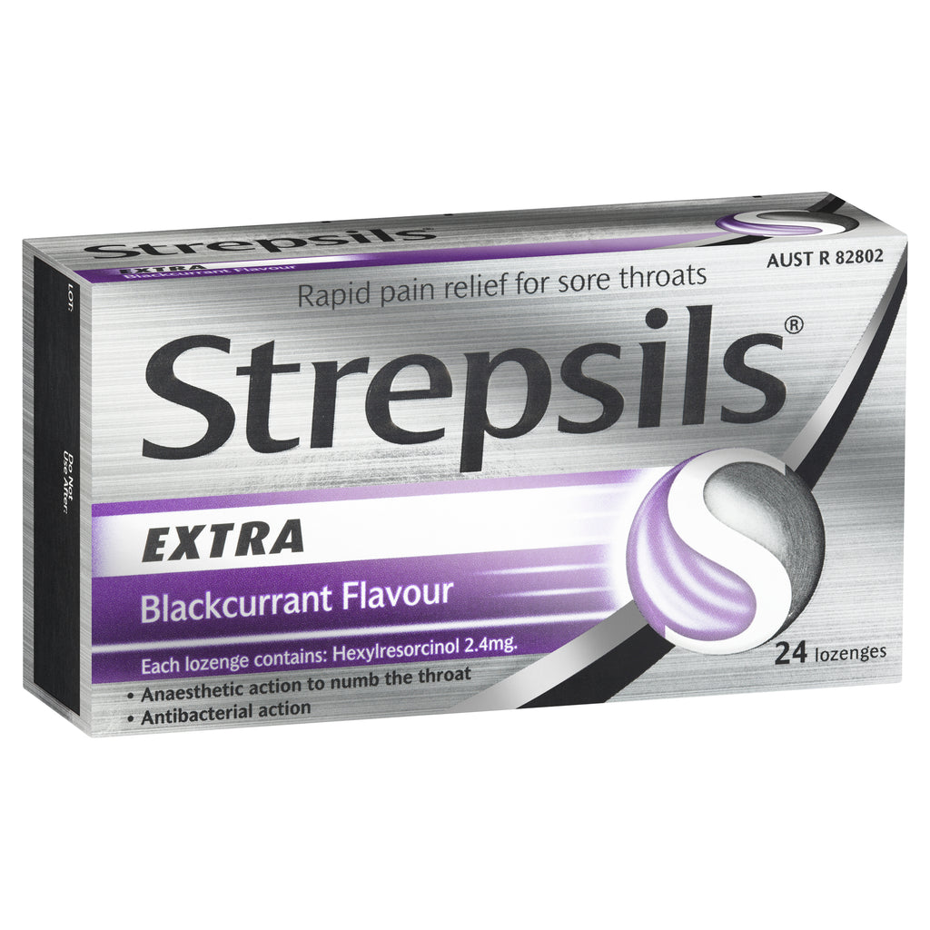 Strepsils Extra, soulagement efficace de la douleur cause par le