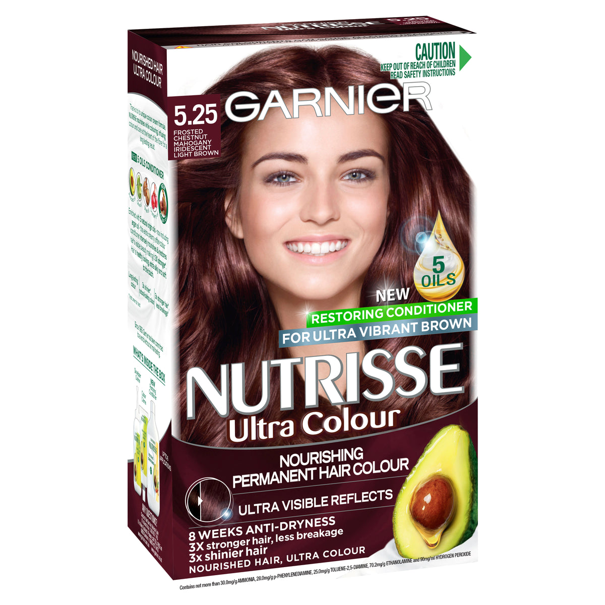 Buy Garnier Nutrisse 5.25 Frosted Chestnut – Alive Pharmacy Warehouse