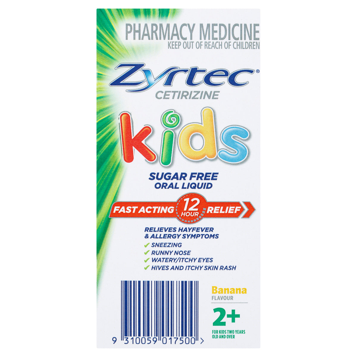 Buy Zyrtec Solution 1mg/mL 75mL – Alive Pharmacy Warehouse